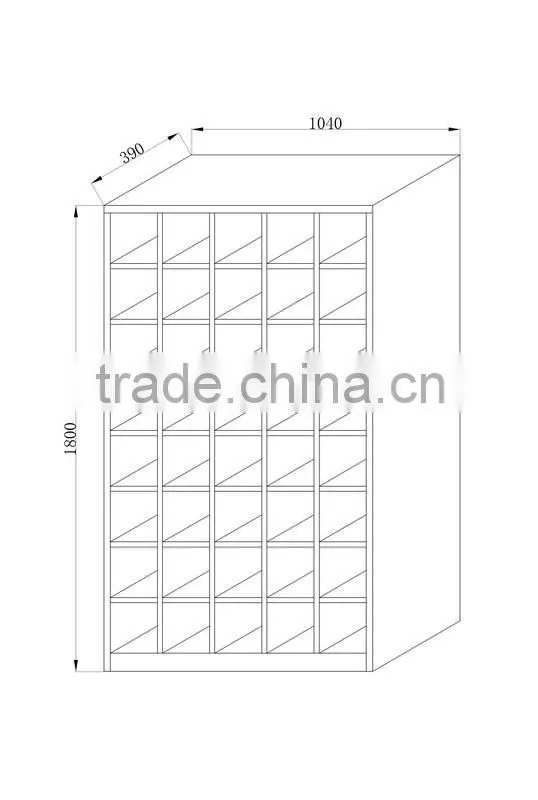 metal pigeon hole file cabinet / steel filing cabinet without doors/steel file cabinet