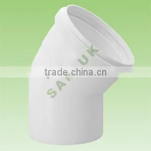 plastic casted fittings pvc-u 45 DEG ELBOW with socket
