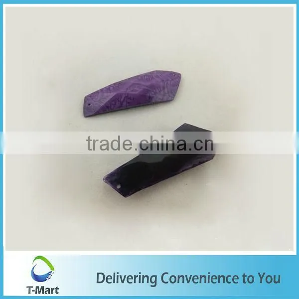 factory price Epoxy resin rhinestone with holes for clothing