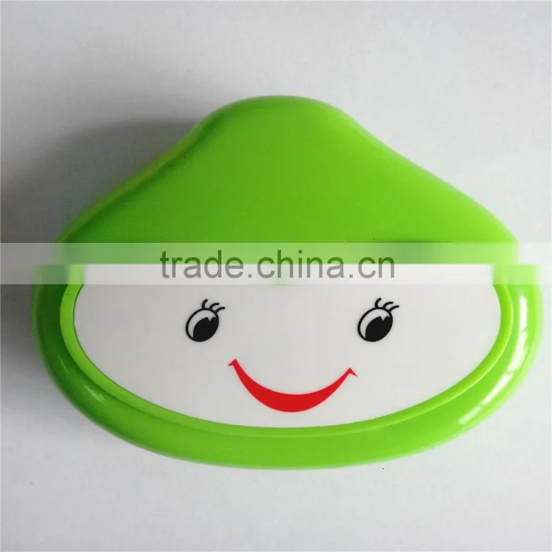 colorful snow frog custom contact lens case