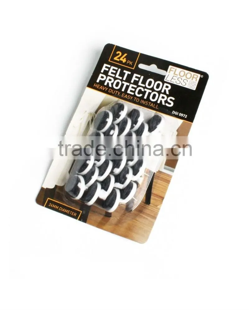 24pcs felt floor protectors