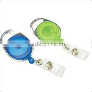 Business Gift Plastic Retractable Badge Holder