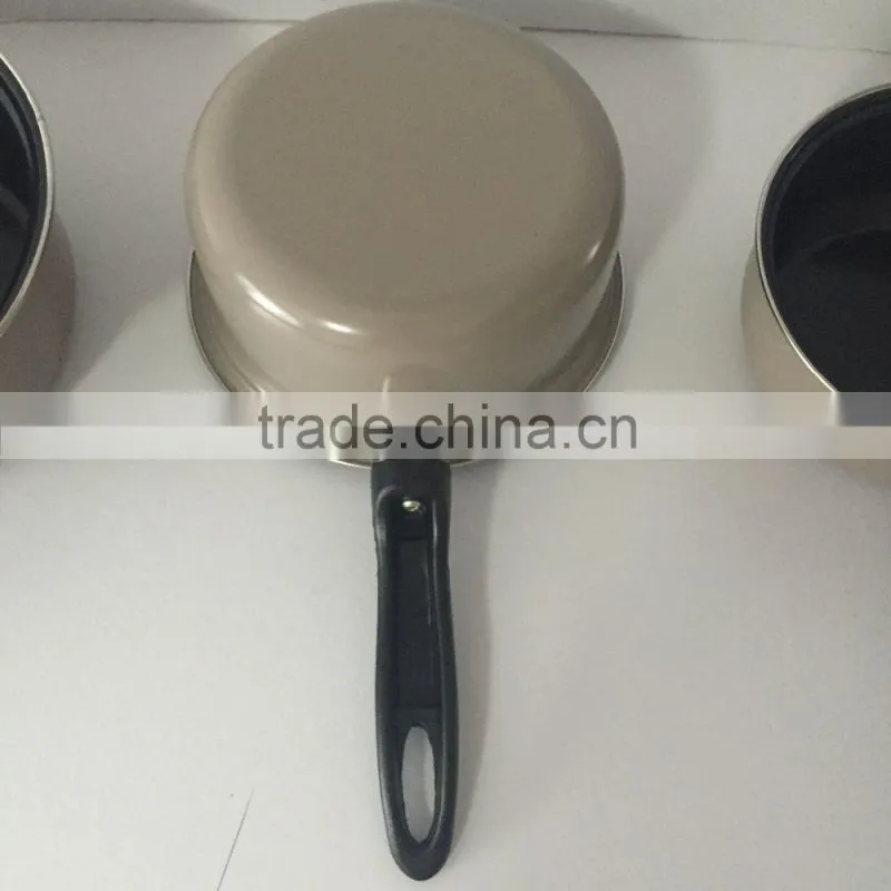 hot sales non stick carbon steel sauce pan cookware set