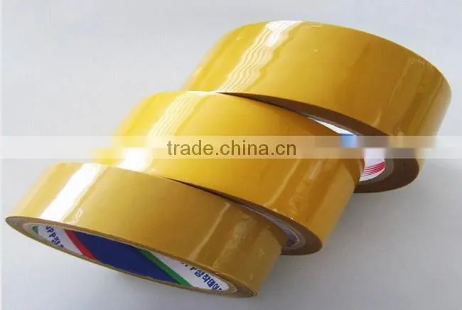 Box Closing Usage BOPP Material BOPP Yellow Tape