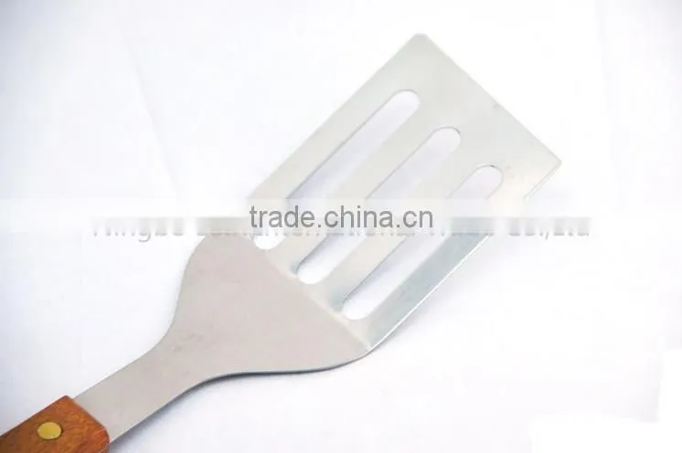 bbq fork tong spatula/stainless steel bbq spatula/metal spatula