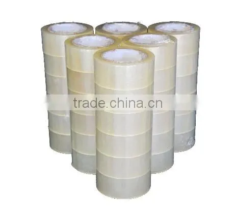 6 Rolls Clear Packaging Shipping Tape Bopp Sealing Tape Water based acrylic adhesive tape 48MM*80M*45MIC
