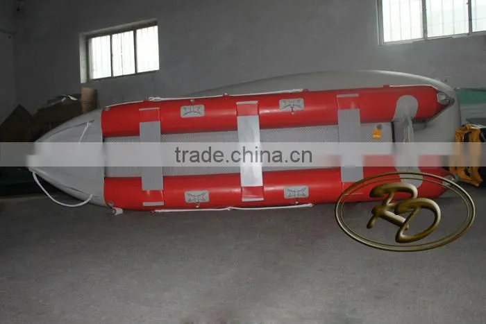 inflatable motor dinghy kayak with air mat floor