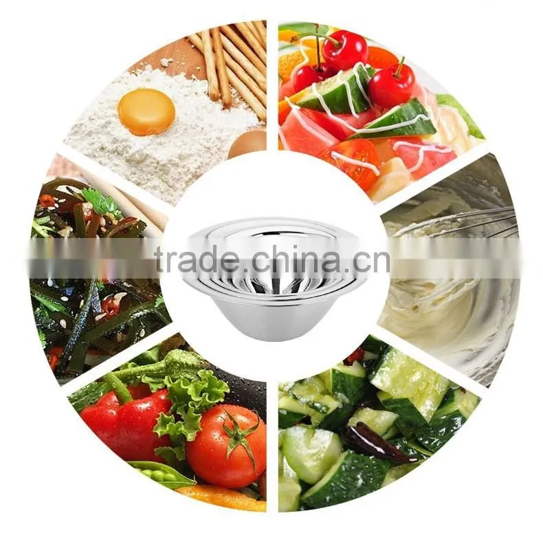 stainless steel durable snack bowl/ metal fruit salad dish bowl/ food small container