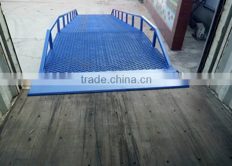 hydraulic mobile ramp for forklift