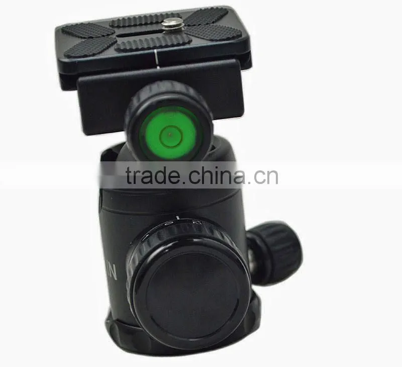 1/4" Screw Photography Camera Tripod Ball Head 360 Degree Fluid Rotation Ballhead For DSLR Camera