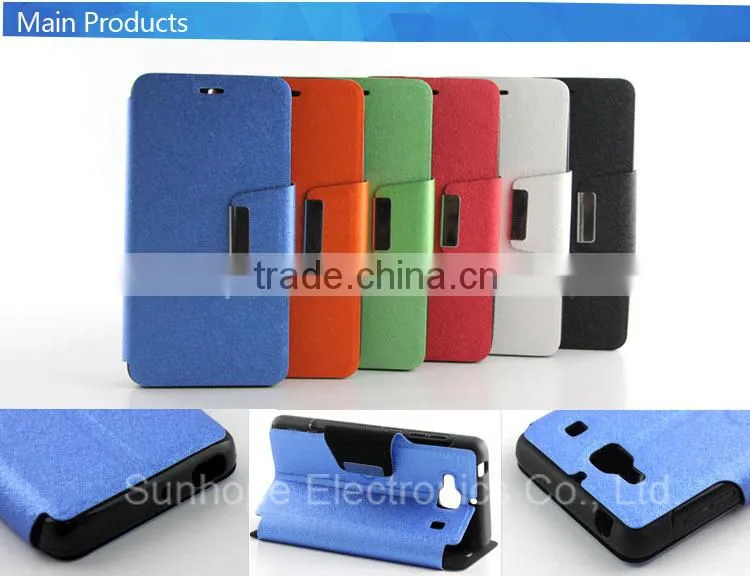 2015 Hot Selling Wallet Leather Credit Slot Case Cover for miui xiaomi redmi 2 3 case