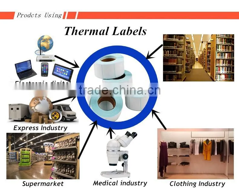 Direct Thermal Labels With Different Size