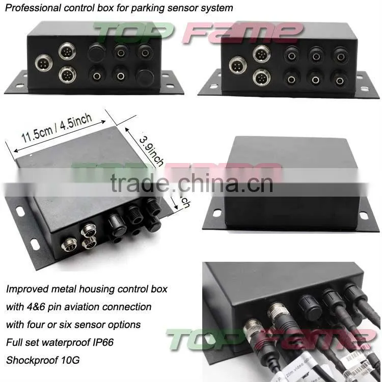 Waterproof Ip67 built in buzzer alarm or human voice alarm car parking sensor