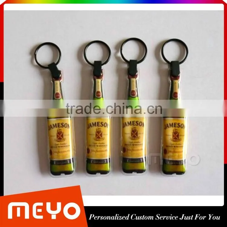 Promotion lighting metal key chain for christmas holiday gift