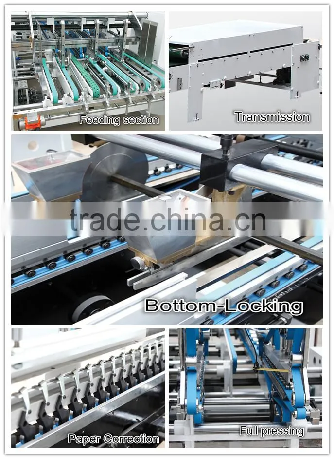 2016 Hot Selling HX-GAP Full Automatic corrugated box making match box making machine