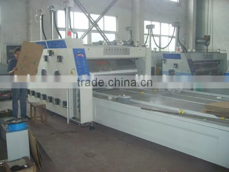 Automatic corrugated cardboard flexo printing machine