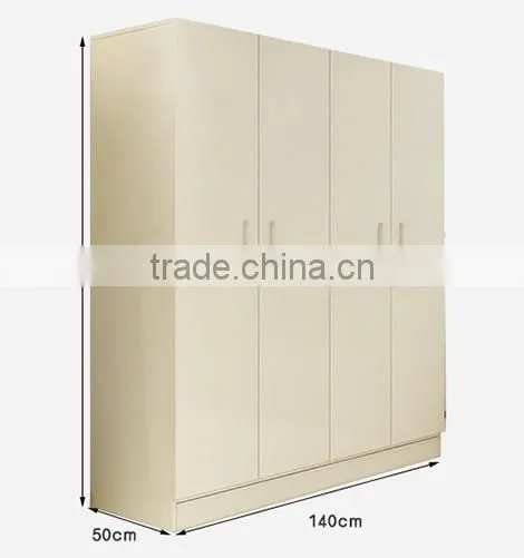 bedroom wooden cloth wardrobe design pictures with swing door (SZ-WDT002)