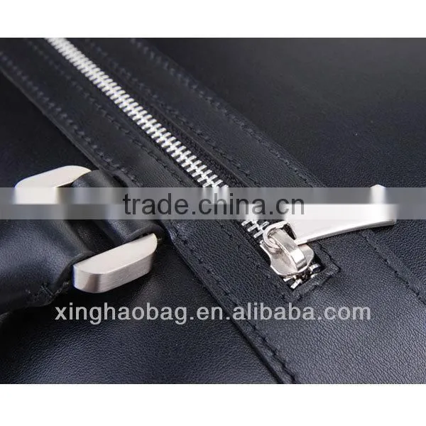 Custom Top quanlity design colour leather men briefcase