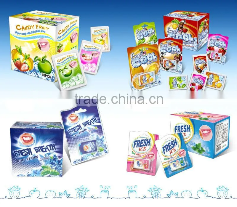 Strong mint fresh breath candy