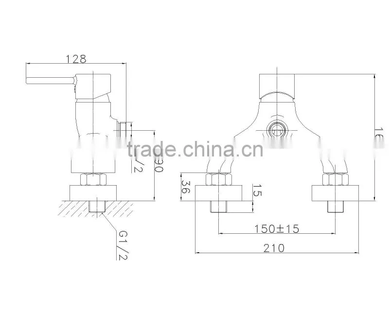 Surface Mounted Shower Faucet SH-32113