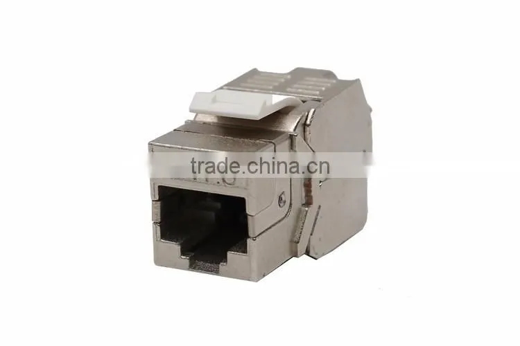 shielded keystone jack, NT-008-C6 cat6 rj45 keystone jack, cat6 wall jack