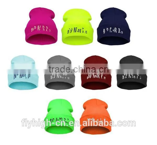 Custom Beanie Promotional Embroidered Knit Hat