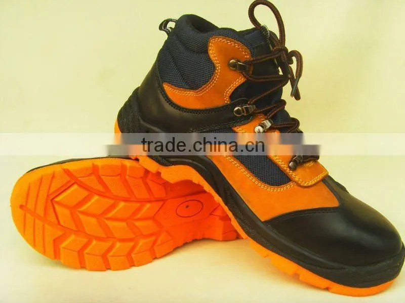 rubber+Pu sole safety shoe3002