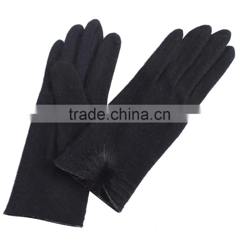 sheep wool hand glove