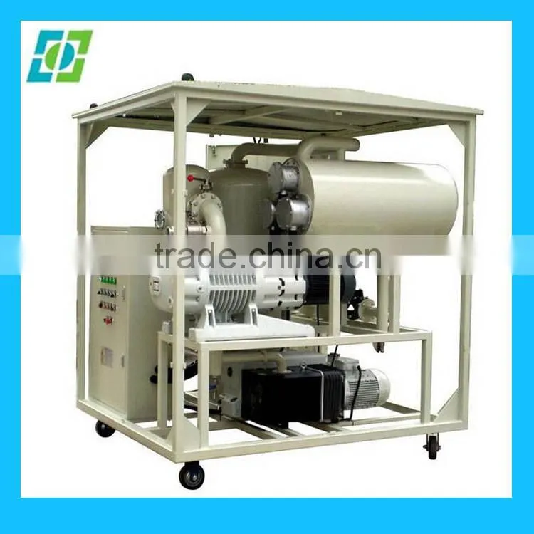 Vacuum Lubricant Oil Water Seperator Machine