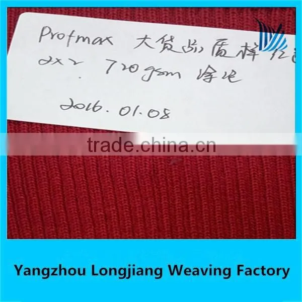 black and white color acrylic cuff rib for leather jacket