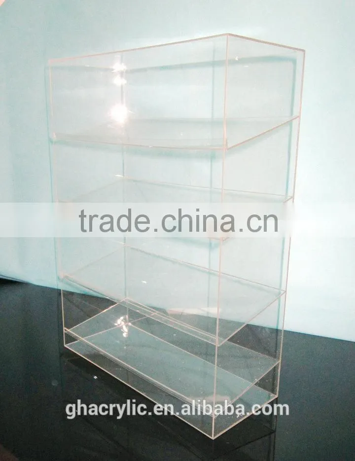made in china customized size and shape clear acrylic packaging boxes