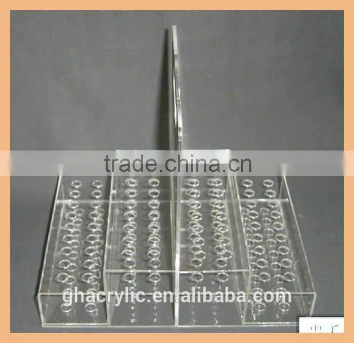 transparent hot selling acrylic pen display rack for wholesale