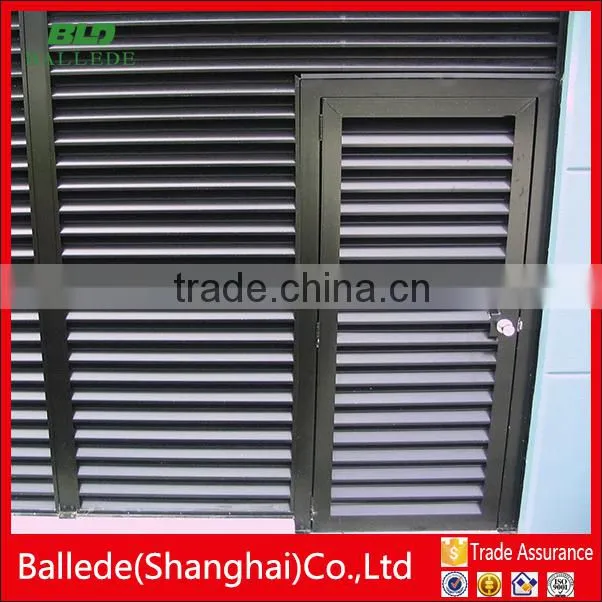 custom non-standard aluminum louvered aluminium gates