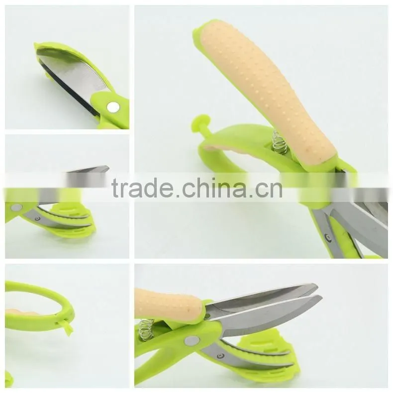 vegetable salad scissors tomato cutter hot sell Kitchen scissors