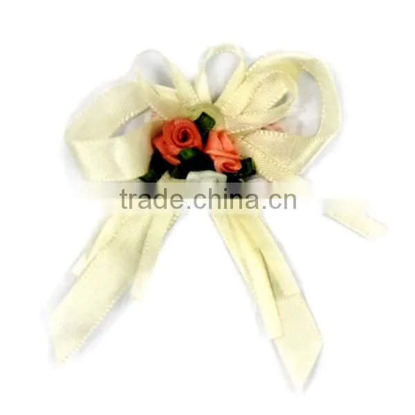 Wholesale White Ribbon Flowers Making SDSH073