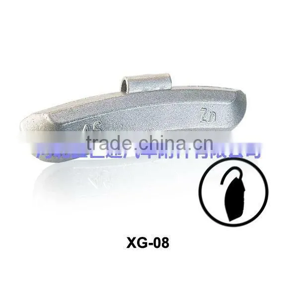 zinc wheel balancing weights for steel rim