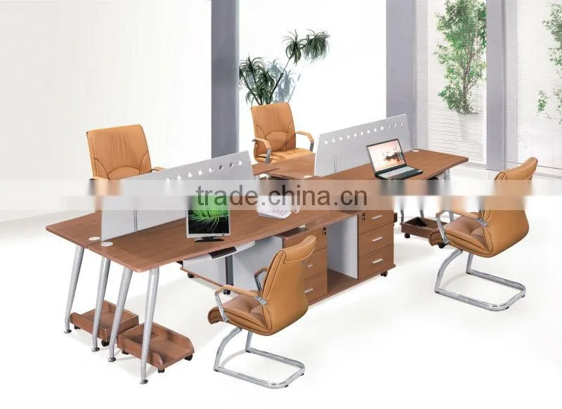 modern high quality steel feet moveable pedestal cabinet work table diverse compound table office workstation partition