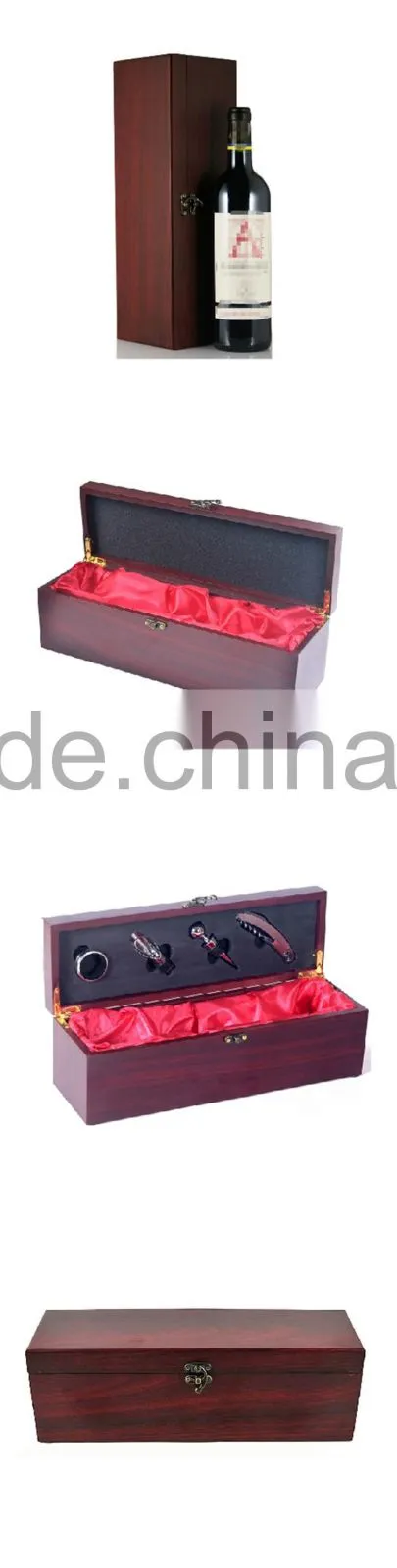 Luxury single wine packaging box , wine box for sale