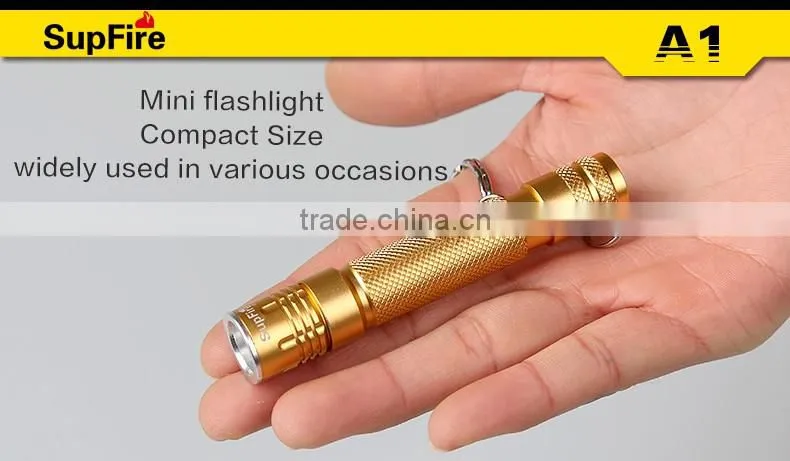 Supfire 20g gift mini keyring led torch
