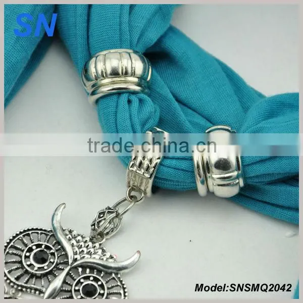 Hot sell pendant necklace scarf