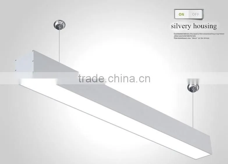 led linear pendant light/LED office pendant light/Linear suspended LED light 4000ml