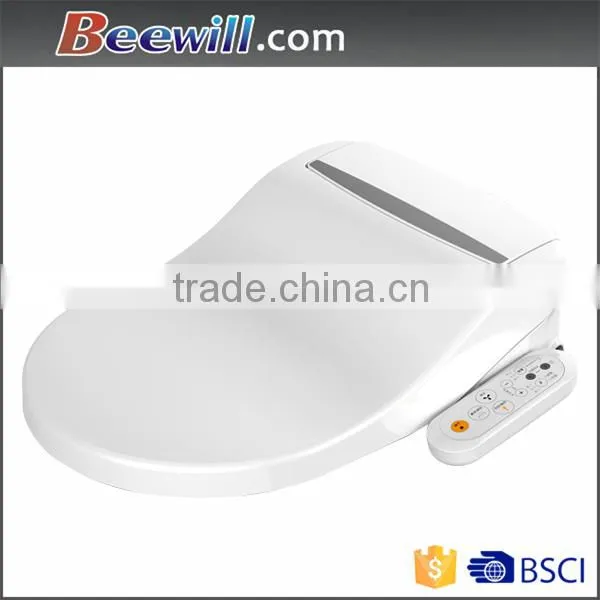 Green toilet seat with soft close quick release hinge