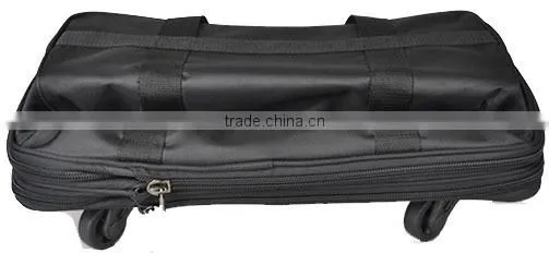 New desigh tiebarless large capacity foldable travel bag organizer