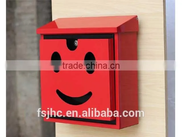 JHC-2060C new design mailbox/lovely letter box/Mail box/metal red mailbox