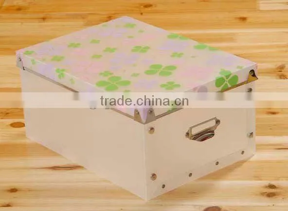 Foldable Plastic Storage Boxes with handle
