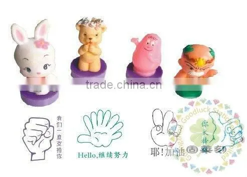 Custom A-Z letters toy stamps 26*38mm