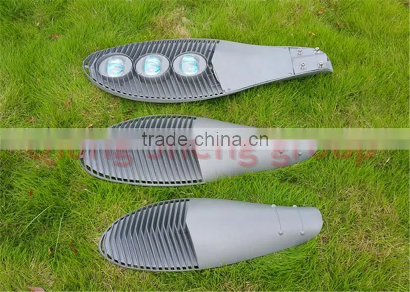 Road lighting engineering aluminum die casting high power 100W/120W/160W/200W COB LED street light housing lamp
