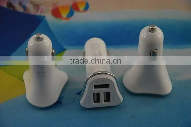 Hot Sales ! Metal Bullet Electric Dual Car Charger