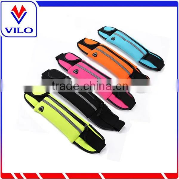 Sport Runner Zipper Fanny Pack Fitness Waist Bag Running Belt Pouch