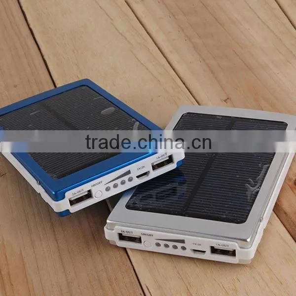 2015 Factory Price High Quality New Solar Power Bank Charger Station 10000mah For All Digital Devices